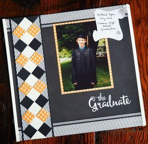 Senior Year Scrapbook, School Scrapbook Layouts, Scrapbooking Retreats, Graduation Scrapbook, Scrapbook Pictures, Scrapbook Borders, Creative Memories Scrapbooking, School Scrapbook, Scrapbook Layout Sketches