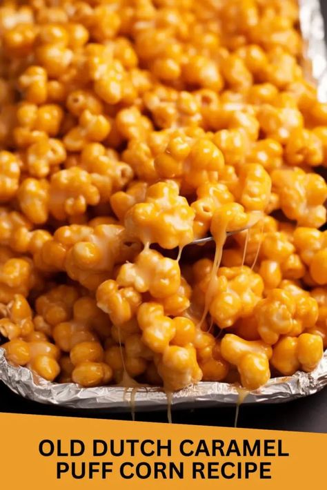 Soft Caramel Corn, Puffed Carmel Popcorn, Carmel Popcorn Puffs Recipe, Carmel Puff Corn Recipe, Puffcorn Caramel Corn, Puffed Corn Carmel Corn Popcorn Recipes, Puff Caramel Corn Recipe, Corn Puff Caramel Corn, Carmel Puffs Recipe