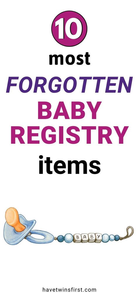 Are you trying to put the finishing touches on those last few baby things you need? Check out this list of 10 forgotten baby registry items and make sure you really get everything you will need. Top Baby Registry Items, Top Baby Items, Life Organization Printables, Baby Registry Guide, Best Baby Registry, How To Be More Organized, Baby Registry List, Registry List, Baby Gift Registry