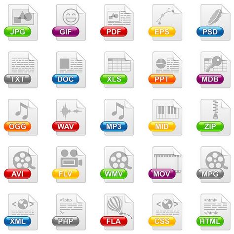 File Formats Explained: We take you through the file jungle, sort out the most common and important file formats, and show you what they do and what they're used for.   Did we miss a file format? Is there some strange, obscure file that you can't open or run because you don't know what it is? Comment below or on the page specific to the file format you have a question about (if you know what type of file it is), and we'll do our best to help you solve the mystery! Internet Icon, File Format, Computer Knowledge, Medal Of Honor, Computer Hardware, Pinterest Projects, Computer Graphics, Computer Science, Art Education