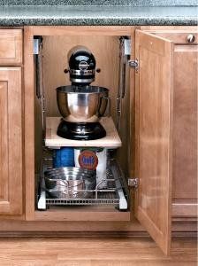 Mixer Lift, Appliance Lift, Rev A Shelf, Classic Kitchen, Casa Container, Kitchen Cabinet Organization, Built In Cabinets, Kitchen Redo, Cabinet Organization