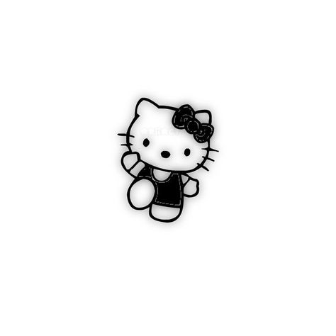 Hello Kitty Black And White Aesthetic, White Hello Kitty Widgets, Black And White Hello Kitty, Hello Kitty Black And White, Hello Kitty Widget, Cat App, Hello Kitty Imagenes, Pink Wallpaper Hello Kitty, Hello Kitty Y2k