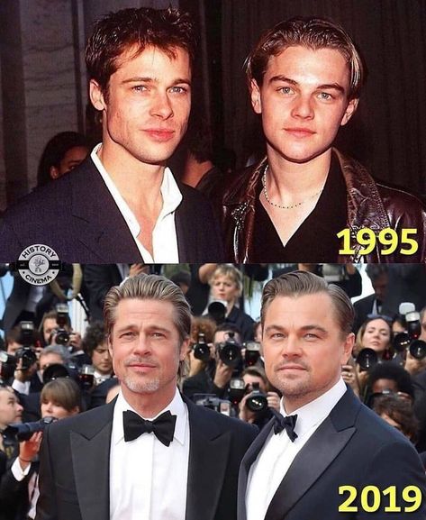 Brad Pitt Friends, Johnny Depp Leonardo Dicaprio, Celebrity Boys, 90s Actors, Brad Pitt And Angelina Jolie, Leonardo Dicaprio 90s, Young Leonardo Dicaprio, Celebrities Then And Now, Young Celebrities