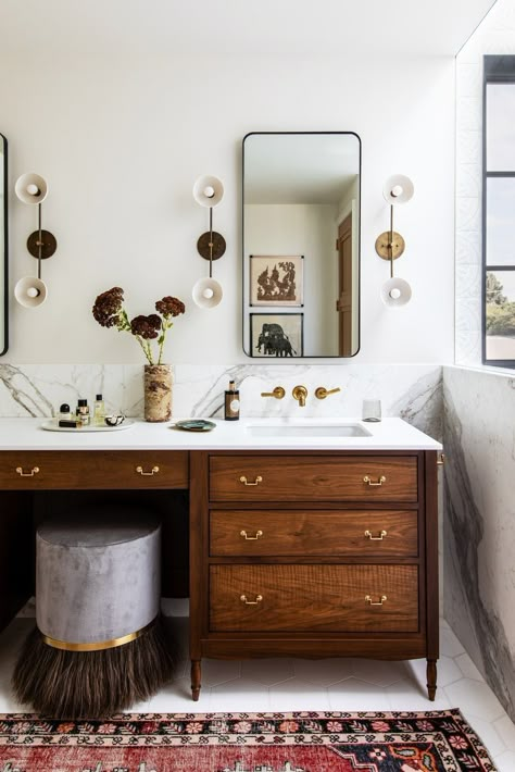 Apparatus Studio, Bathroom Vanity Ideas, Spanish Revival Home, Bathroom Vanity Designs, Best Bathroom Vanities, Ann Sacks, Primary Bath, Primary Bathroom, Vanity Ideas