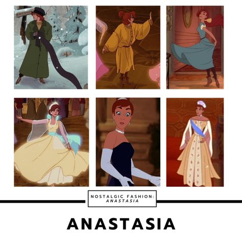 Anastasia Outfit Disney, Anastasia Inspired Outfits, Anastasia Outfits, Anastasia Costume, Anastasia Cosplay, Nostalgic Fashion, Anastasia Movie, Princess Anastasia, Anastasia Dress