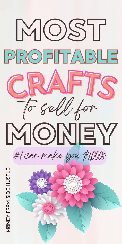 Do you have a passion for crafting and want to turn it into a side hustle? In this article, you’ll find over 25 easy and profitable crafts to sell for money. Whether you’re into sewing, knitting, woodworking, or painting, there’s something for everyone. You’ll also learn how to sell your crafts online on platforms like Etsy, Shopify, and Pinterest. #craftbusiness #craftideas #sellcraftsonline Profitable Crafts, Diy Projects To Make And Sell, Easy Crafts To Sell, Selling Handmade Items, Popular Crafts, What To Sell, Sell Diy, Free Woodworking Plans, Woodworking Projects That Sell