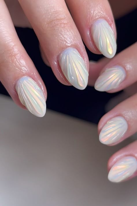 Spring Nails Ideas 2024, Nails For Thailand, Water Nails Design, Ethereal Nails, Beachy Nail Designs, Vacay Nails, Beach Themed Nails, Seashell Nails, Florida Nails