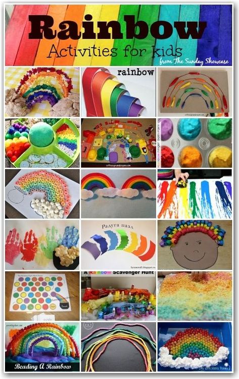 Rainbow Activities For Toddlers, Handprint Rainbow, Rainbow Activities, Weather Theme, Rainbow Painting, Painting Activities, Children Activities, Rainbow Crafts, Rainbow Theme