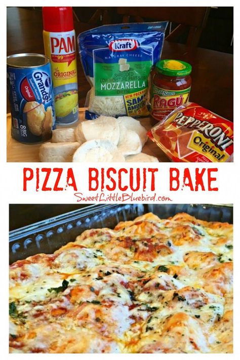 Appetizer Pizza, Salad Simple, Biscuit Pizza, Cheesy Pizza, Canned Biscuits, Pizza Casserole, Biscuit Bake, Easy Pizza, Pizza Bake