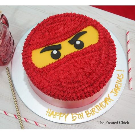 Ninja Birthday Cake, Cake Decorating For Kids, Ninjago Cake, Ninja Cake, Lego Ninjago Party, Lego Ninjago Birthday, Ninjago Cakes, Ninjago Birthday Party, Lego Birthday Cake