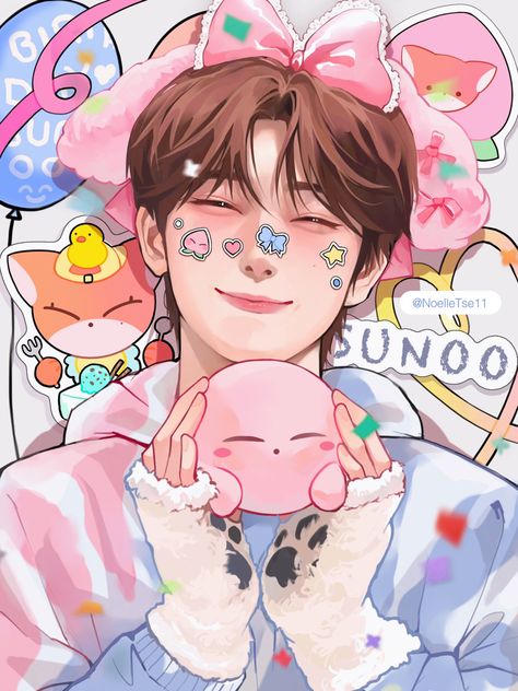 Sunoo Fanart, Enhypen Fan Art, Baby Sunoo, Digital Art Studio, Enhypen Fanart, Kpop Fan Art, K Pop Fanart, Fanart Kpop, Kpop Art