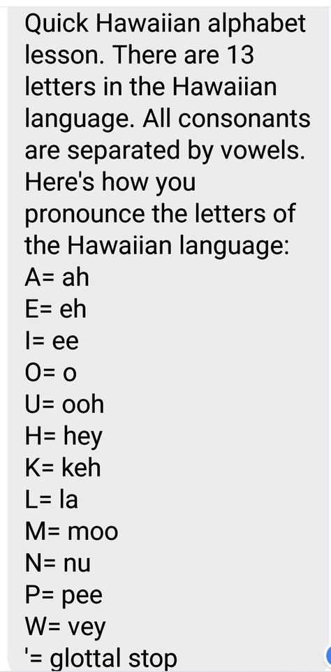 Learn Hawaiian Language, Hawaiian Language Learning, Hawaiian Last Names, Hawaiian Names And Meanings, Hawaii Words, Hawaiian Alphabet, Hawaiian Traditions, Hawaii Language, Hawaiian Words And Meanings