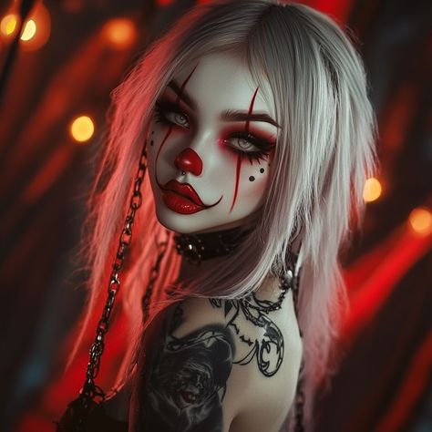 Inspo from two bada** women: @nixy_vu @pirate.pix Masked Oc, Horror Women, Halloween Lip Makeup, Masked Woman, Face Art Makeup, Gothic Fantasy Art, Acrylic Gems, Landscape Canvas Art, Cool Wallpapers Cartoon