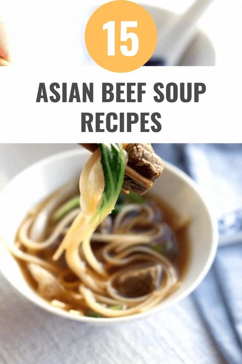 15 Delicious Asian Beef Soup Recipes to Spice Up Your Meal – Happy Muncher Asian Beef Soup Recipes, Asian Beef Soup, Chinese Beef Noodle Soup, Creamy Pumpkin Soup Recipe, Steak Soup, Tofu Soup, Tom Yum Soup, Beef Soup Recipes, Asian Beef