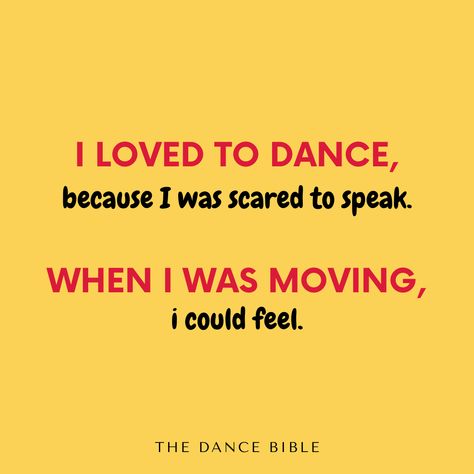 This quote by #PinaBausch 😍 Keep dancing, loves 💃🏽 @thedancebible.shop #TheDanceBible Christian Dance Quotes, Quotes On Dance Feelings, Save The Last Dance Quotes, Dance Confidence Quotes, Quotes For Dancers Motivational, Dance Quotes Inspirational Dancers, Pina Bausch, Dance Quotes, I Am Scared