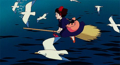 Kikis Delivery Service Gif, Anime Zodiac Signs, Studio Ghibli Toys, Gif Studio, Computer Wallpaper Hd, هاكونا ماتاتا, Personajes Studio Ghibli, Anime Zodiac, Kiki Delivery