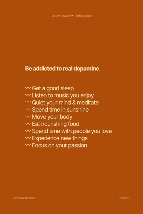 Learn how to improve personal growth by learning how to become addicted to REAL dopamine. Dopamine serves multiple functions such as regulating learning and behaviour, controls movement, enhances cognition and attention, and influences mood regulation... Dopamine Quote, Botox Nurse, Dopamine Aesthetic, Brain Plasticity, Mood Regulation, Lifestyle Influencer, Happy Hormones, Social Behavior, Sleep Pattern