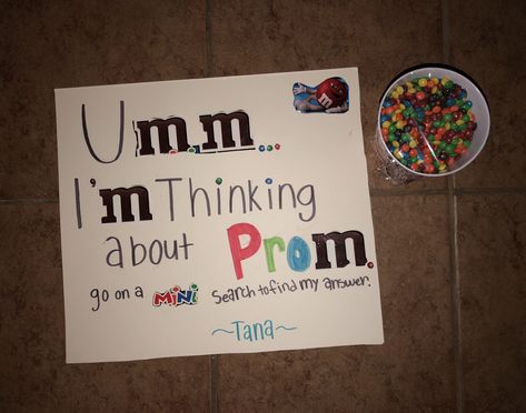 M And M Promposal, M&m Promposal, Responding To Promposal, Cute Ways To Answer Homecoming, Unique Dance Proposals, Ways To Respond To Prom, Ways To Answer To Prom, Prom Answer Ideas, Ways To Answer To Hoco