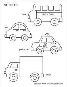 Shapes Worksheet Kindergarten, Shapes Kindergarten, Quiet Book Templates, Quiet Book Patterns, Transportation Theme, Shapes Worksheets, Felt Books, Cars Coloring Pages, Felt Patterns