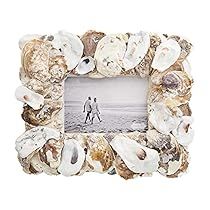 Shell Picture Frame, Oyster Shells Diy, Oyster Shells Decor, Seashell Picture Frames, Seashell Frame, Oyster Shell Crafts, Seashell Projects, Shells Diy, Shell Crafts Diy