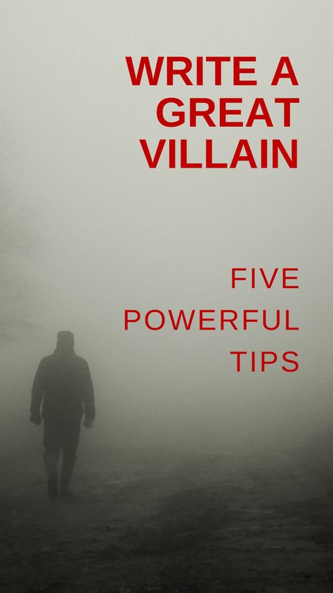 If you're writing a book or screenplay, a great villain is key. Check out these 5 tips for creating a compelling antagonist. #writingtips #antagonist #authors Writing Antagonist, Villain Character, Greatest Villains, Writing Project, Character Development, Writing Tips, Writing A Book, Short Stories, Authors