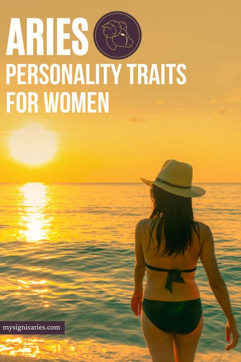 Aries Personality Traits For Females: Common Qualities Of Aries Women, Aries Woman Characteristics #aries #arieswoman #zodiac #astrology Aries Personality Traits Woman, Aries Traits Woman, Aries Woman Personality, Aries Zodiac Facts Women, Aries Personality Traits, Aries Female, Aries Characteristics, April Aries, Just Like Fire