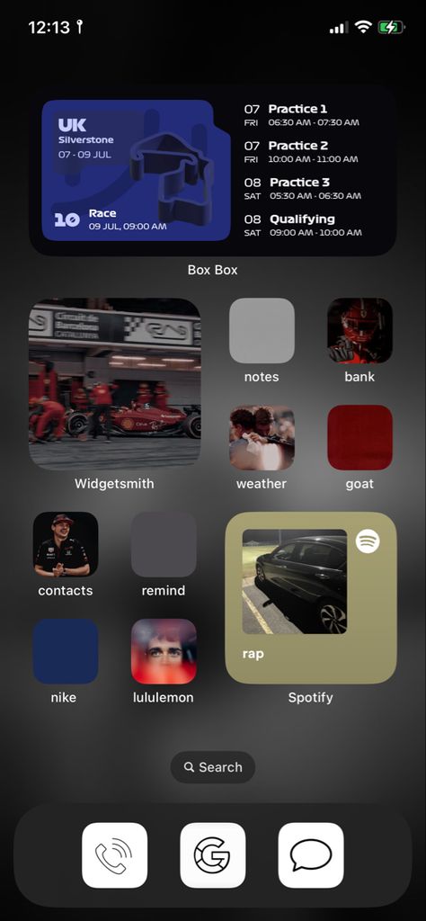 Formula 1 Phone Layout, F1 Homescreen Ios14, Max Verstappen Widget, Iphone Lockscreen Widget Ideas, F1 Phone Layout, F1 Homescreen Ideas, Formula 1 Homescreen, F1 Widgetsmith Ideas, F1 App Icons