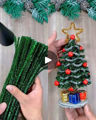 Pipe Cleaner Christmas Tree, Church Christmas Decorations, Seasonal Crafts, Christmas Ornament Crafts, Christmas Makes, Fun Diy Crafts, Ornament Crafts, Nativity Set, Xmas Crafts