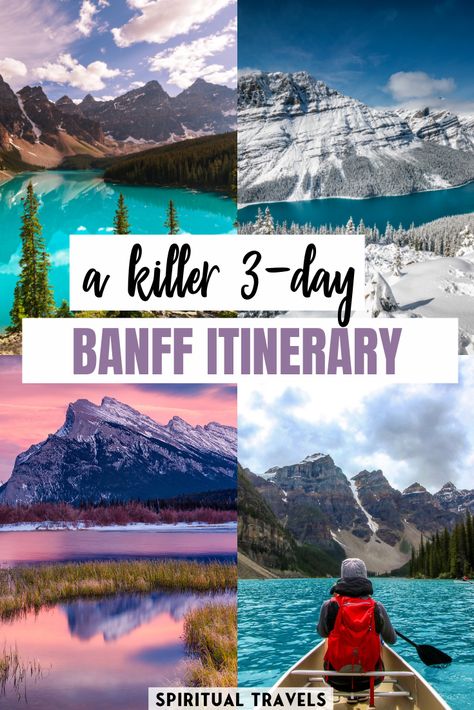 3 Days In Calgary, Banff Itinerary Fall, 3 Days In Banff, Banff Itinerary Winter, Banff Travel Tips, Things To Do In Banff In October, Banff To Jasper Road Trip, Banff In March, Banff Things To Do