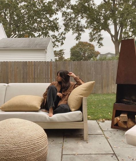 Lindsey Trapp, 100 Acre Wood, Fall Days, Autumn Day, Outdoor Sofa, Sunnies, Right Now, Outdoor Furniture, Outdoor Decor