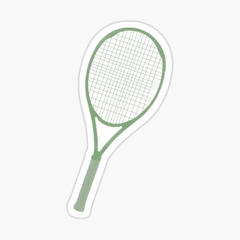 "Tennis racket" Sticker for Sale by Dbart03 | Redbubble Tennis Racket Embroidery, Embroidery On Tennis Racket, Tennis Racket Illustration, Tennis Stickers, Wilson Racket Tennis, Tennis Racquets, Racquets, Tennis Racket, Sticker Design