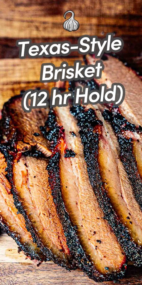 This is a 12 Hour Hold Texas-Style Smoked Brisket recipe that will give you the most moist, juicy and melt-in-your-mouth brisket you've ever tasted. This recipe replicates the time tested method that most of the top 50 barbecue restaurants in Texas use, to craft their award-winning briskets. Pellet Grill Brisket, Leftover Smoked Brisket, Smoker Brisket, Grilled Brisket, Brisket Recipes Smoked, Beef Brisket Recipes, Bbq Brisket, Smoked Beef Brisket, Pellet Grill Recipes