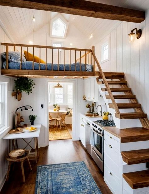 Small House Arrangement, Tiny House Ideas Interior, House Ideas Interior, House Interior Ideas, Tiny House Village, House Image, Cabin Tiny House, Tiny House Inspiration, Tiny Cabin