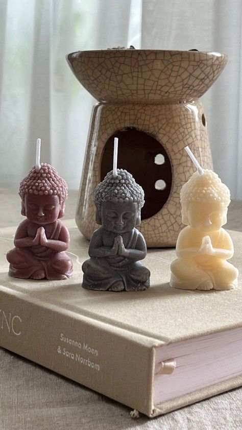 Experience tranquility and inner peace with our beautifully crafted Buddha-shaped candle. Inspired by the serene presence of Buddha, this candle embodies the essence of spirituality and enlightenment. Every intricate detail of the sculpture is meticulously designed to capture the wisdom and serenity that Buddha represents. As the candle burns, it radiates a soothing and calming aura, creating a sacred atmosphere in any space. Whether you seek a moment of reflection, meditation, or simply a capti Healing Light, Shaped Candle, The Wisdom, Candle Shop, Etsy Candles, Burning Candle, Fragrance Candle, Inner Peace, Candle Making