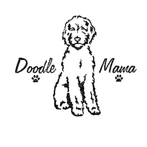 Goldendoodle Line Drawing, Golden Doodle Svg File Free, Black And White Doodle Dog, Golden Doodle Tattoo Outline, Golden Doodle Outline, Cricket Thoughts, Golden Doodle Drawing, Goldendoodle Tattoo, Golden Doodle Svg