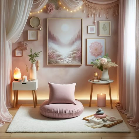 How To Setup A Meditation Corner : NewCritics.com Zen Area In Bedroom, Relaxation Corner Ideas, Zen Corner Ideas Bedroom, Relaxing Corner Ideas, Zen Room Ideas Meditation Decor, Meditation Area Ideas Small Spaces, Small Meditation Corner In Bedroom, Relax Corner Ideas, Zen Corner Ideas