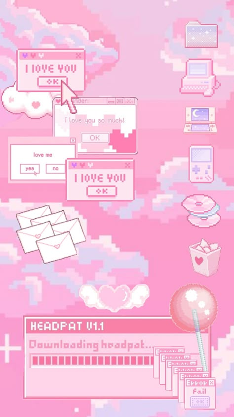 Trying a new style 💞 #pink #pinkaesthetic #pixel #fyp #fypshuffle #art #wallpaper Pixel Art Background, Cute Mobile Wallpapers, Pink Wallpaper Backgrounds, Phone Wallpaper Pink, Pastel Pink Aesthetic, Cool Wallpapers Cartoon, Room Pictures, Style Pink, Wallpaper App