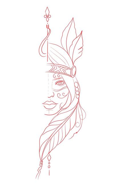 Taino Women Tattoo, Simple Tattoo Stencils, Airbrush Ideas, Tattoo Graffiti, Printable Tattoos, Native Tattoos, Tattoo Outline Drawing, Tattoo Zeichnungen, Sketch Tattoo Design