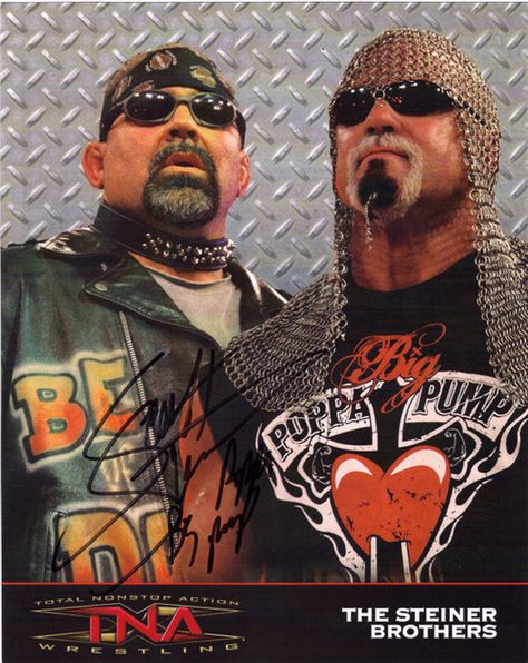 Rick and Scott Steiner Steiner Brothers, Scott Steiner, Tna Impact, Professional Wrestlers, Wwe Legends, Hardy Boys, Pro Wrestler, Wrestling Superstars, Wwe Wrestlers