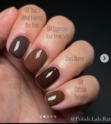 Opi Brown, Lighting Combinations, Opi Gel Nails, Brown Nail Polish, Finger Paint, Nail Colors Winter, Toenail Polish, Nails Colors, Polish Colors