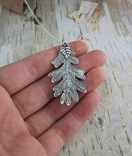 Silver Oak Leaf Pendant - Ranger,#Oak, #Silver, #Leaf, #Ranger Oak Jewelry, Ranger's Apprentice, Halloween Costume Jewelry, Oak Leaf Necklace, Rangers Apprentice, Silver Oak, Vintage Style Decorating, Oak Leaf, Meaningful Jewelry