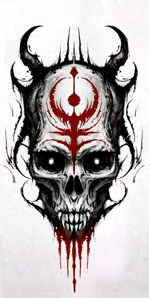 Demonic Skull Tattoo, Demon Skull Tattoo Design, Skull Snake Tattoo Design, Skulls Snake Tattoo, Demonic Snake Tattoo, Wicca Tattoo, Skull Hand Tattoo, Surreal Tattoo, Simple Tattoos For Guys