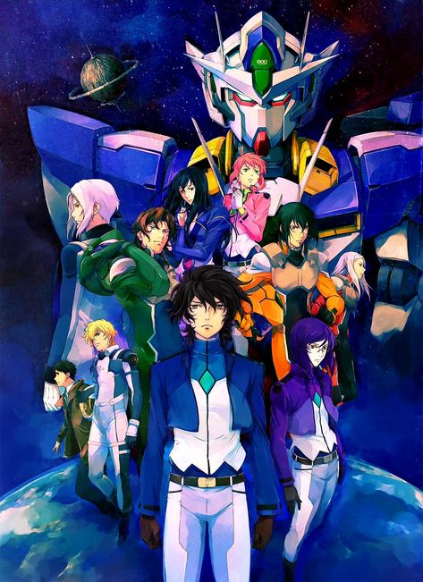 Gundam Movie, Mobile Suit Gundam 00, Gundam Build Fighters, Gundam 00, Mobile Suit Gundam, Gundam Seed, Keys Art, Mecha Anime, Gundam Art