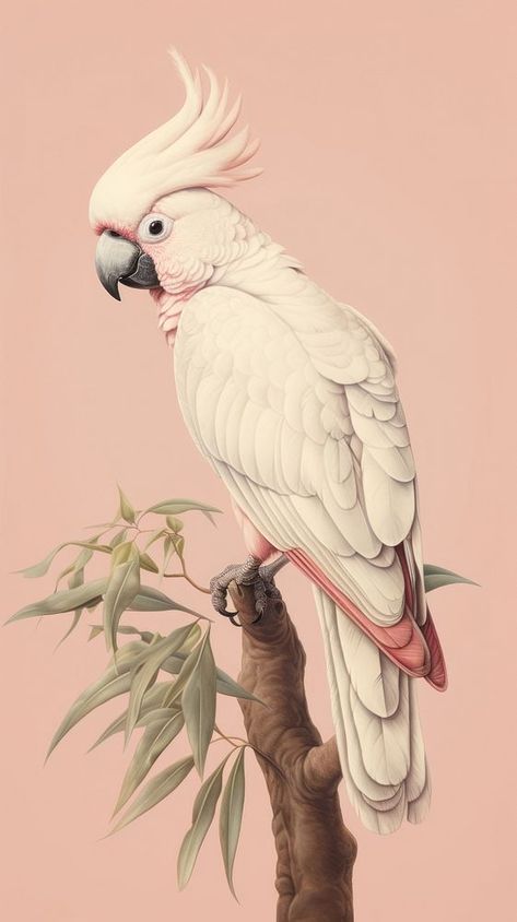 Wallpaper cockatoo drawing parrot animal. | premium image by rawpixel.com / Nunny Cockatoo Drawing, Cockatoo Illustration, Drawing Parrot, Sketch Wallpaper, White Cockatoo, Parrot Wallpaper, Parrot Drawing, Grey Wallpaper Iphone, Parrots Art