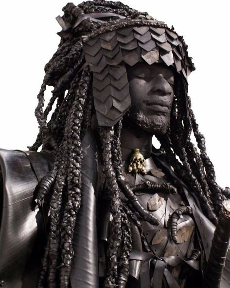 Museum Of Curiosity, Rh Negative, Black Samurai, Black Dreads, Lion Head Tattoos, Samurai Anime, Warrior Tattoos, Samurai Artwork, Black Knowledge