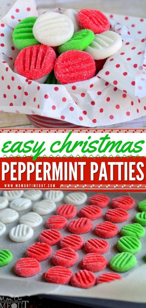 Christmas Peppermint Patties, Christmas Treats Peppermint, Peppermint Patties Recipe, Peppermint Patty Recipe, Peppermint Dessert, Homemade Peppermint Patties, Peppermint Treats, Peppermint Recipes, Christmas Treats For Gifts