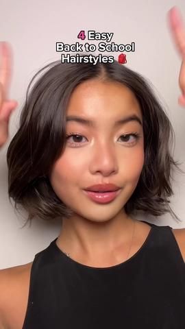 ✨Easy quick back to school hairstyle #hairtutorial #clawclip #over30 #... | TikTok Stxph.h Hairstyle, Back 2 School Hairstyles, Back To School Hairstyles Short, Easy Back To School Hairstyles, Back To School Hairstyle, Short Hair For Kids, Kids Short Hair Styles, Get Ready For School, Short Hair Back