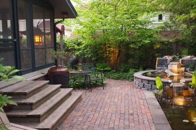 Outdoor Patio Pavers, Diy Patio Pavers, Brick Paver Patio, Large Backyard Landscaping, Patio Pavers Design, Concrete Patios, Brick Pavers, Large Backyard, Brick Patios