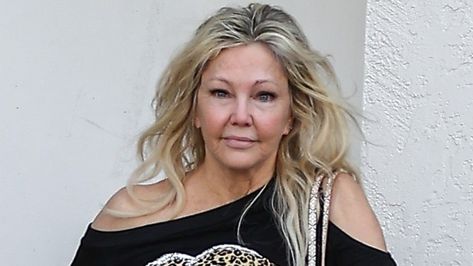 Heather Locklear Now, Puffy Face, Swollen Face, Richie Sambora, Heather Locklear, White Louis Vuitton, Melrose Place, Raised Eyebrow, Never The Same