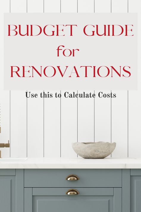 Actual cost of items per room so you can calculate your costs for renovations Cozy Media Room, Budget Guide, Kitchen Cozy, Renovation Budget, Designer Bathroom, Renovation Costs, Free Budget, Window Room, Media Room